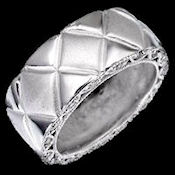 Sterling Silver and Rhodium plated  classy ring can be worn with pride 