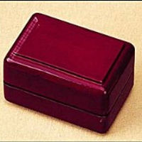 Double ring in brown Rosewood 8x2x1.38