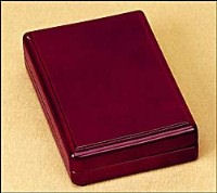 Pearl box in brown Rosewood 8x2x1.38
