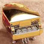 Gold Piano ring or earring box