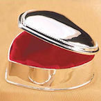 Simple IS elegant with this Silver plated 2 pc jewelry box