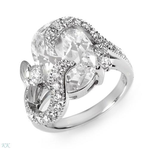 A splash of class with over 16ctw of high density CZ wrapped in sterling silver.