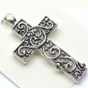  Designer large 3in removable magnetic 40mm cross Pendant