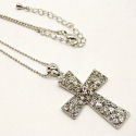 Designer Sterling silver with cz's 16in chain matching earring
