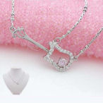 Beautiful long drop cascading choker
