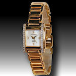 Technibond Ladies Austrian srystal Bezel with Mother of Pearl $40