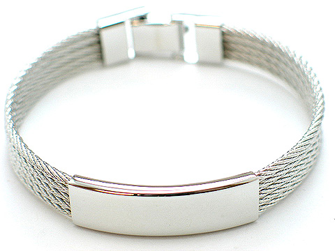 Designer 5 row cable clasp bangle on sale $18