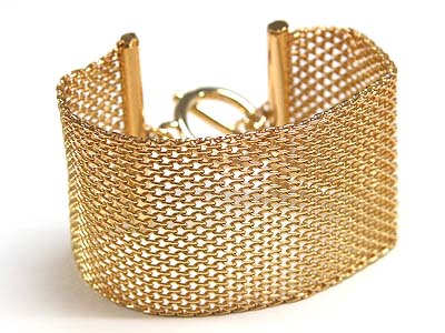  Gold toggle wide bracelet ON ORDER $45
