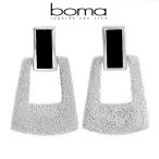 Boma sterling silver with onyx earrings