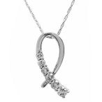 14k White gold and diamonds