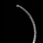 large AAA rhinestone single choker