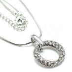 Designer Rhodium snake chain 16 inch 20mm oval