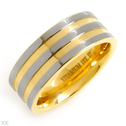 18K Ti gold Titanium stunning ring . This ring is a winner. $275 Size 9,10