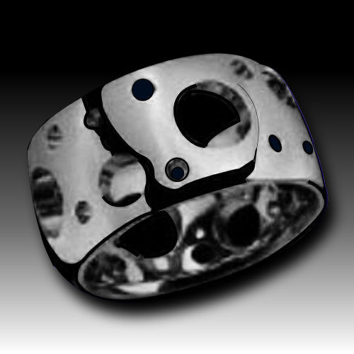 Very nice womens or mens design Titanium ring $225