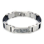 Very Distinguished 316 Stainless Steel Black IP plating, High Polish & Matte finish diamonds