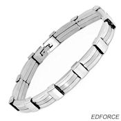 8223 $ 30 Edforce stainless steel 49G fold over clasp 10mm wide 8.5in long  4.5mm high