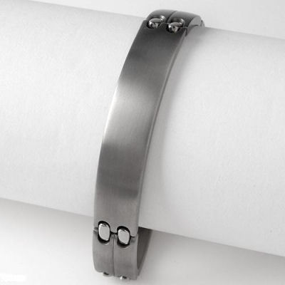 Exclusive, quality, magnificent, what can I say about this  Titanium bracelet. He will want this